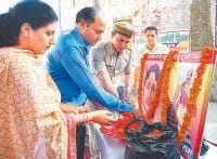 shaidi diwas, dc, freedom fighter family honered, kaithal