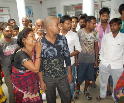 A woman died in a hospital in BKT in lucknow