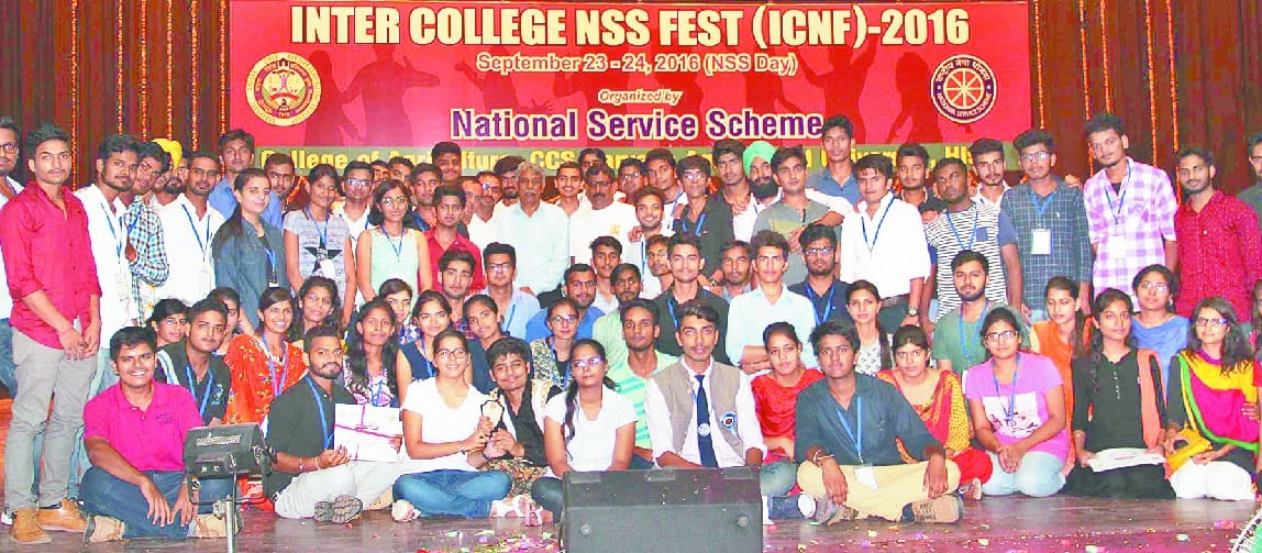Hu college hisar, college NSS fest, Sirsa