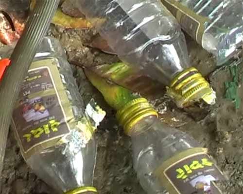 sack full of raw alcohol caught moving train loaded a 