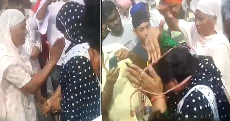 illegal relations in married lady and boy, panchayat assaulted by wearing shoe neckles