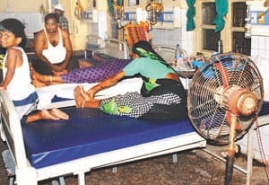 patient admistted in hospital without 