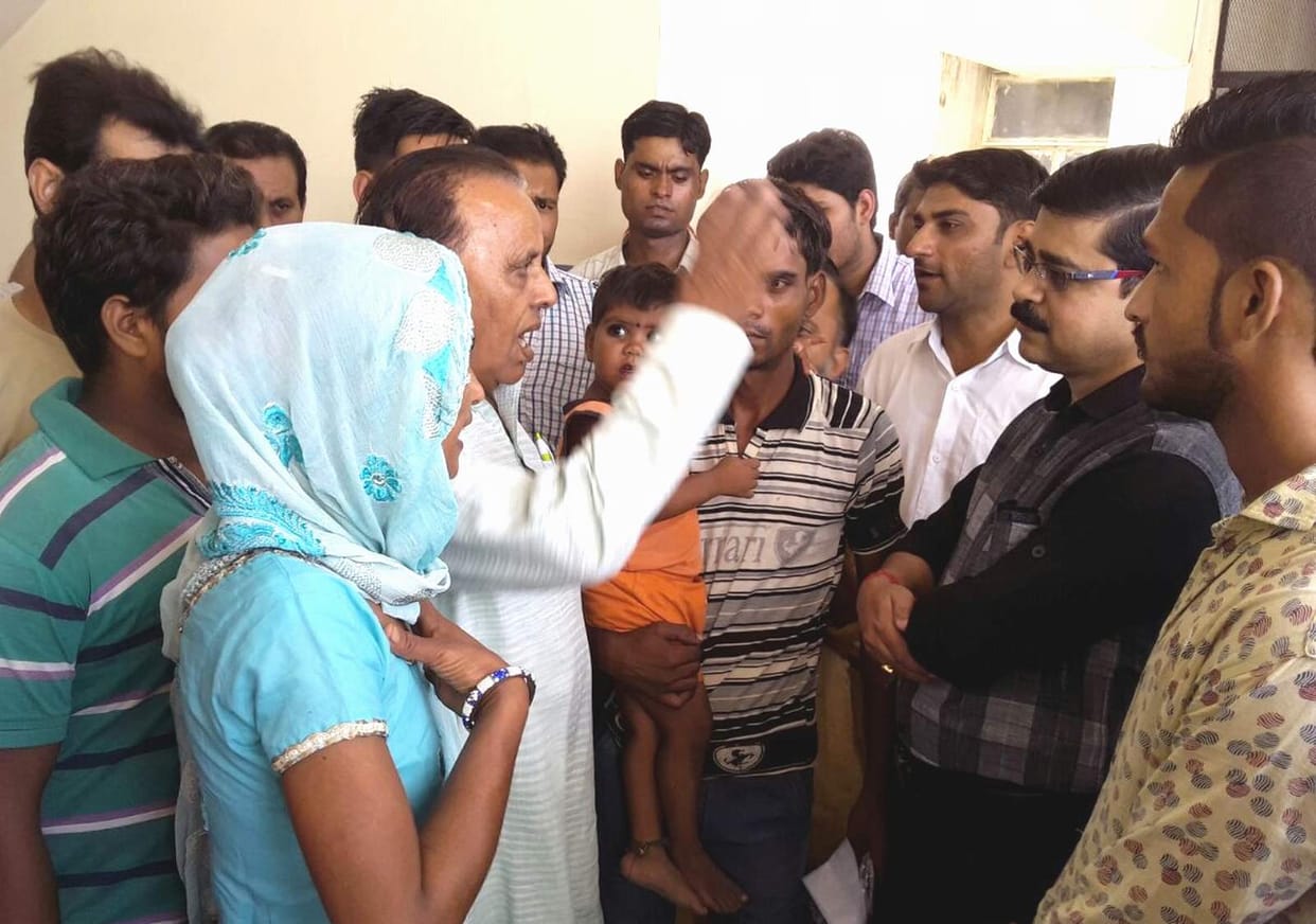 commotion at the hospital against prescribing outside medicine
