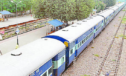 Trains affected by building underpasses