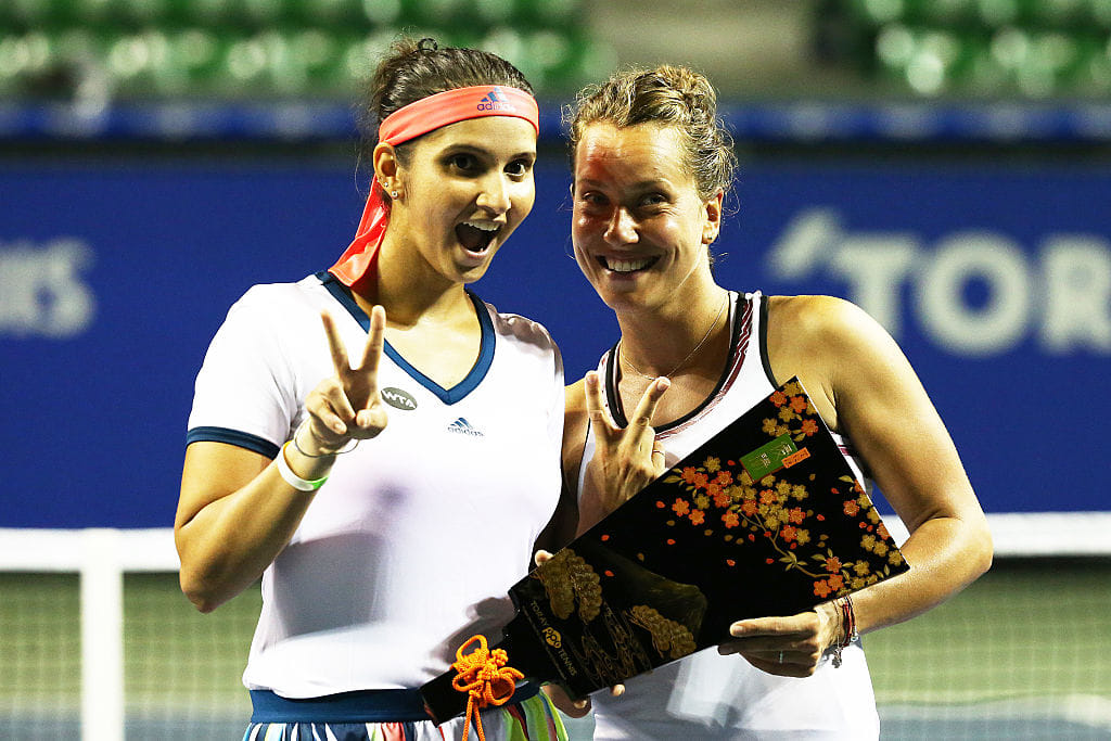Sania Mirza-Barbora Strycova won Pan Pacific Open