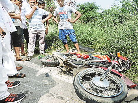 Container to the bike rider was thrashed to death