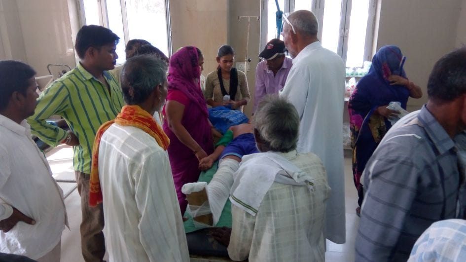 Elderly man was killed in a road accident, seven injured
