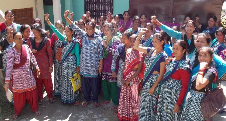 strike of Anganwadi workers 
