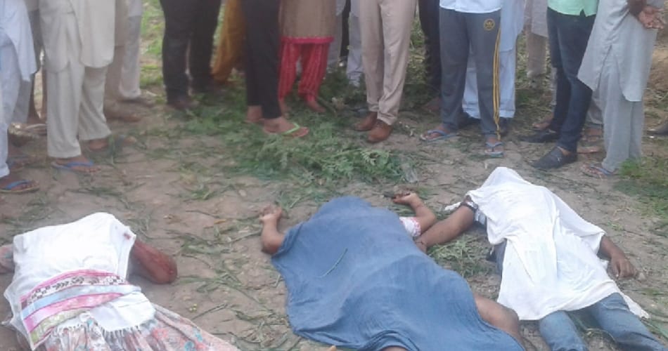 five people of family died in car accident in faridkot, main reason exposed in police enquiry