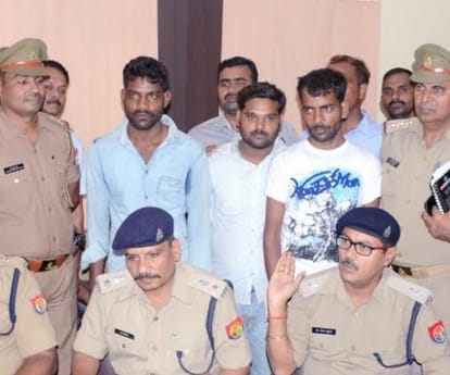police arrested three criminals in Lucknow.