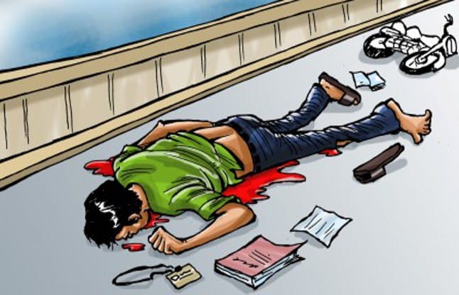 man crushed by truck in unnao