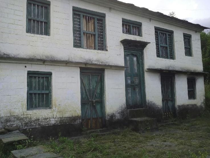 Drain are empty village