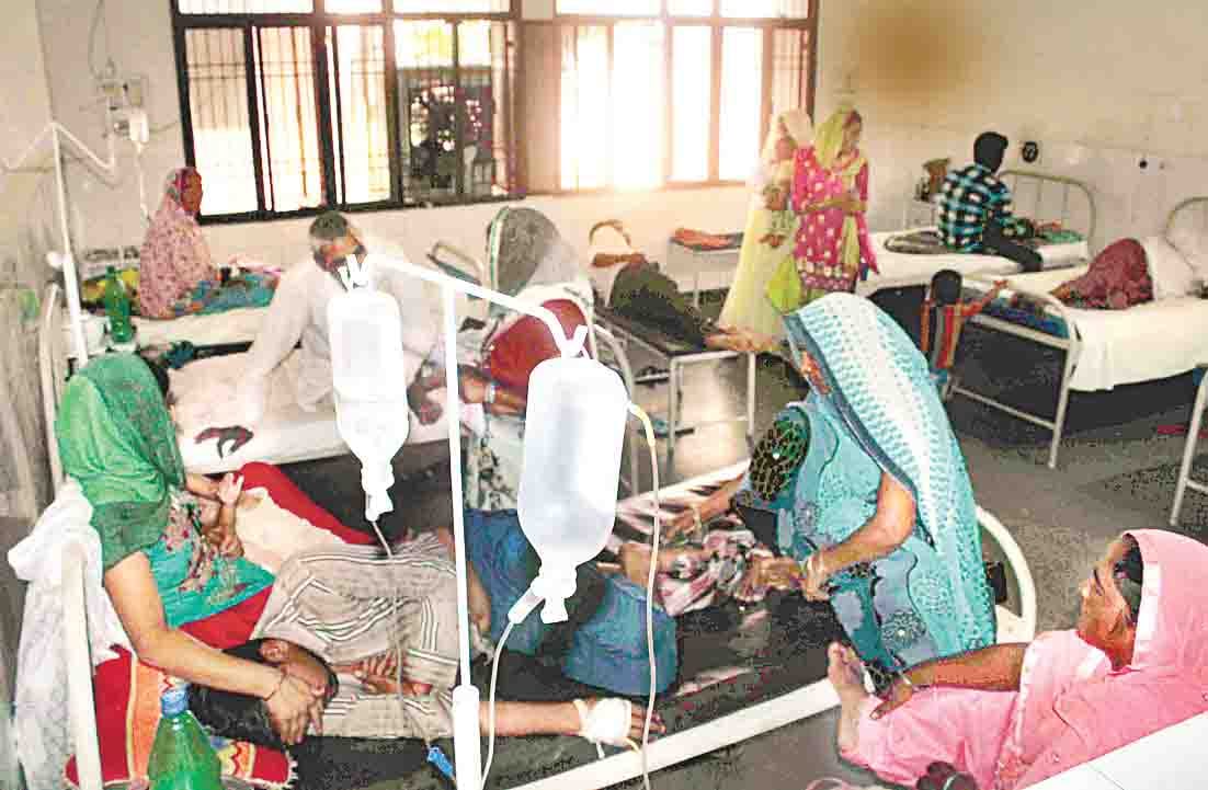 three  new patients of dengu admitted in ponta hospital
