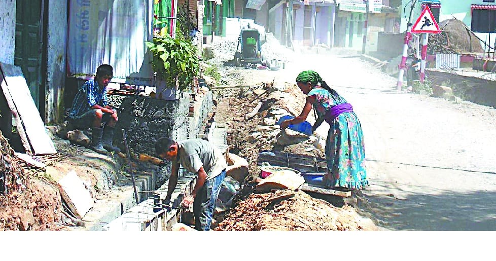 Drain the question raised on the quality of construction