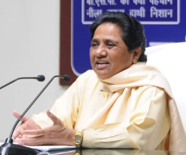 mayawati attacks on BJP and SP.