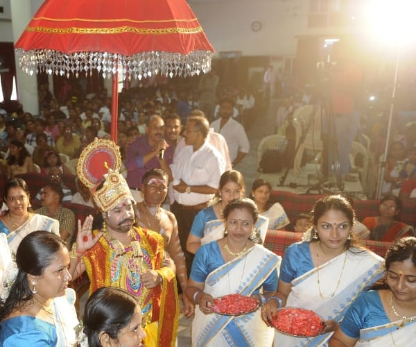 celebration of onam.