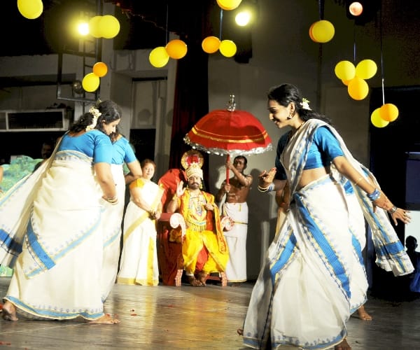 celebration of onam.