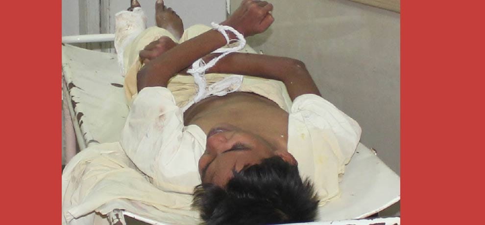 Hummaism embarrassed in hospital, sick patient left shackled outside toilet