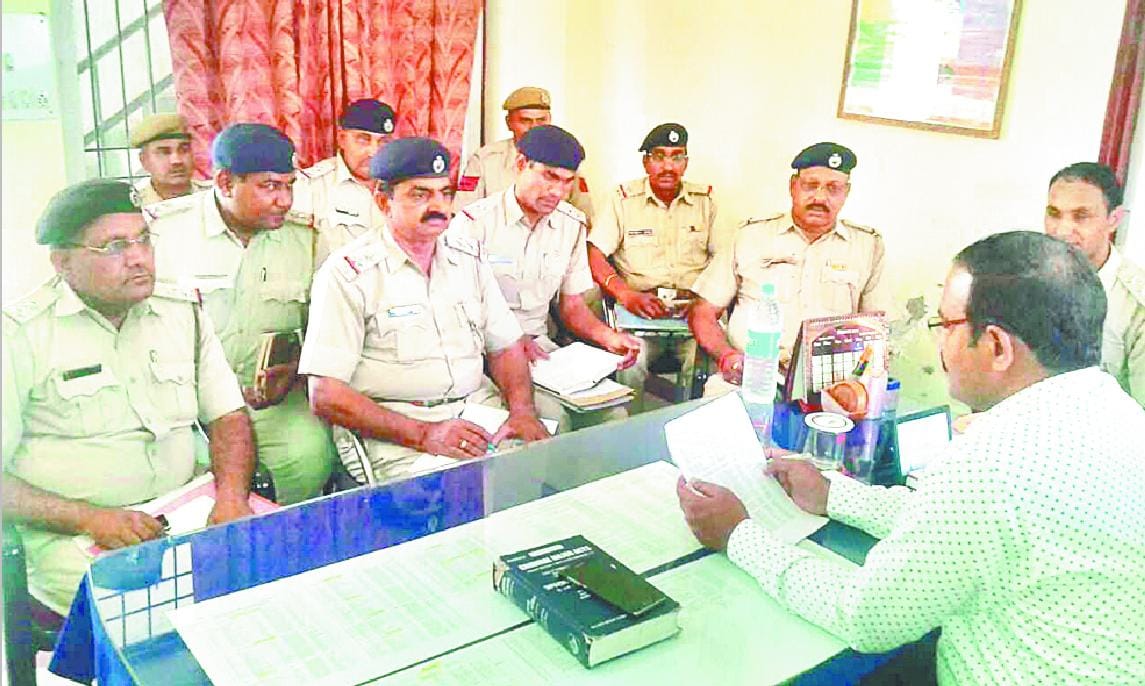 police, hisar police, hisar police meating, Hisar