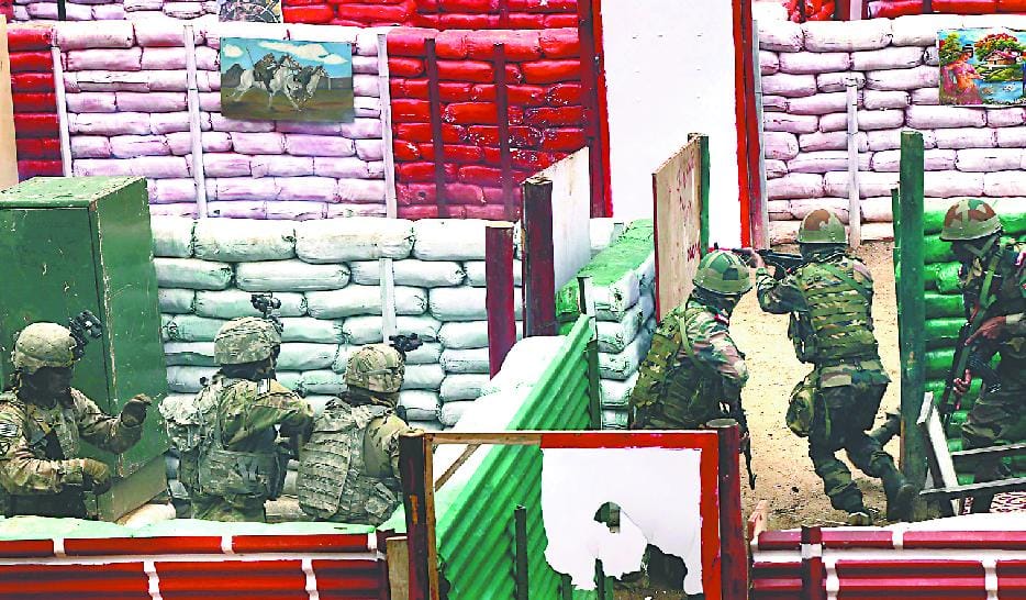 Training of the end of terrorism in Ranikhet 