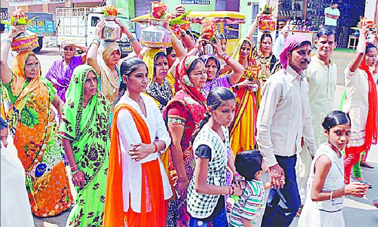 kalash yatra ke sath ram katha shuru