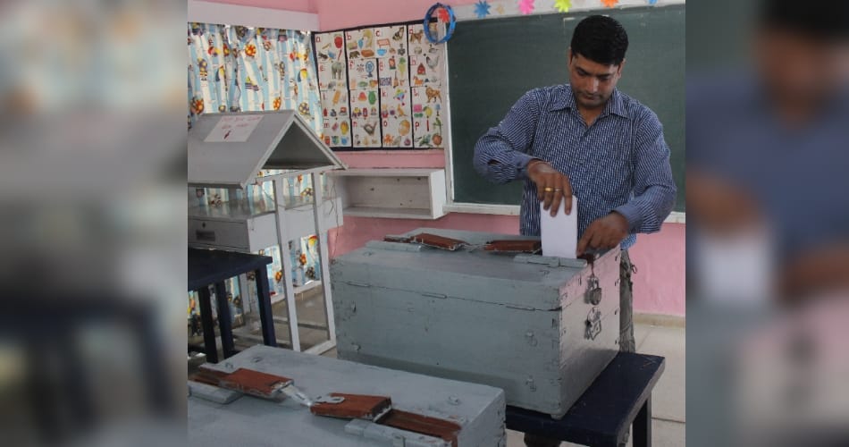 If a candidate is not inclined NOTA button...2