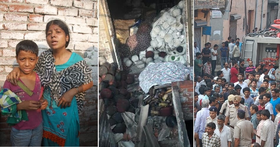 fire in Mat Factory, Mother burnt alive with her 9 year-old son