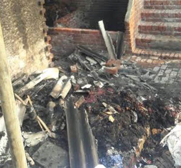 fire in Mat Factory, Mother burnt alive with her 9 year-old son