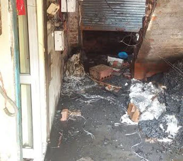 fire in Mat Factory, Mother burnt alive with her 9 year-old son