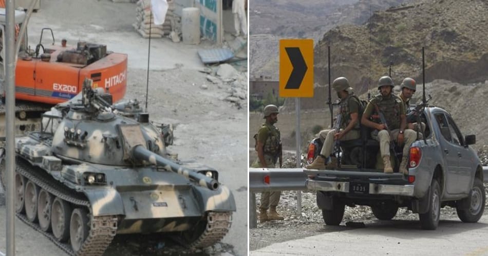 tension at india pakistan border, Pakistan deployed tanks