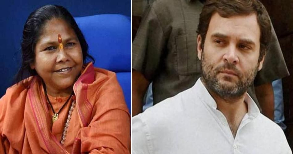 Central minister Sadhvi Niranjan Jyoti on rahul gandhi, kejriwal