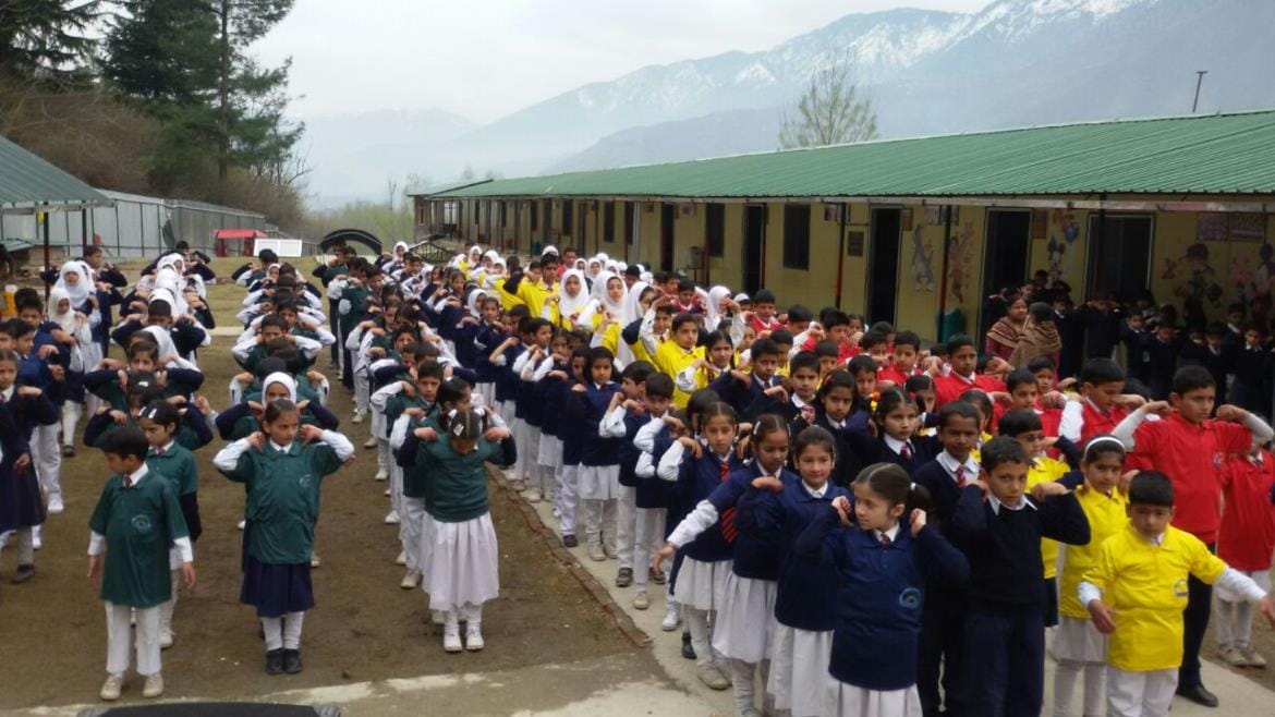 INDIAN ARMY TAUGHT THE STUDENTS OF VALLEY 