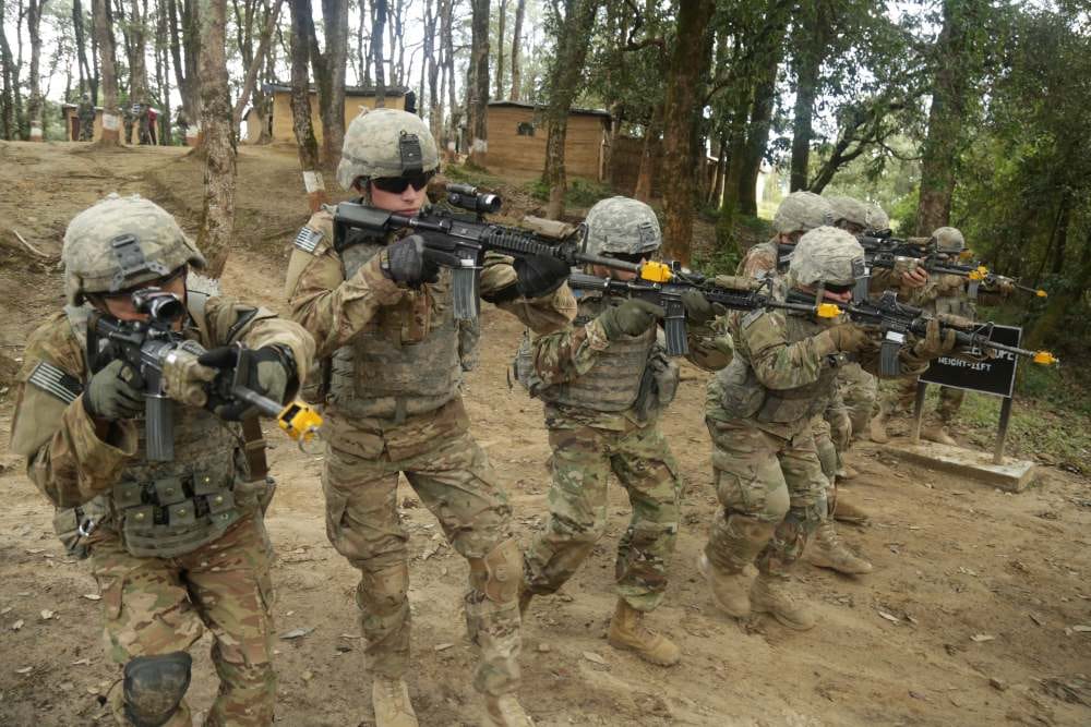 indo american army war exercise in almora
