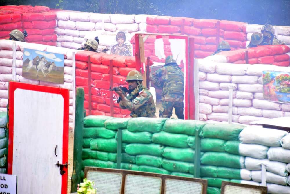 indo american army war exercise in almora