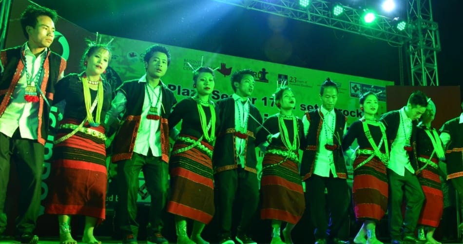 itft students cultural programme in chandigarh plaza on world tourism day