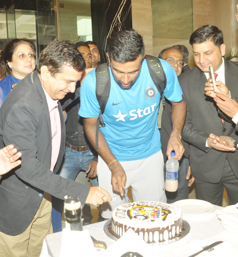 Celebrating the victory of the team India