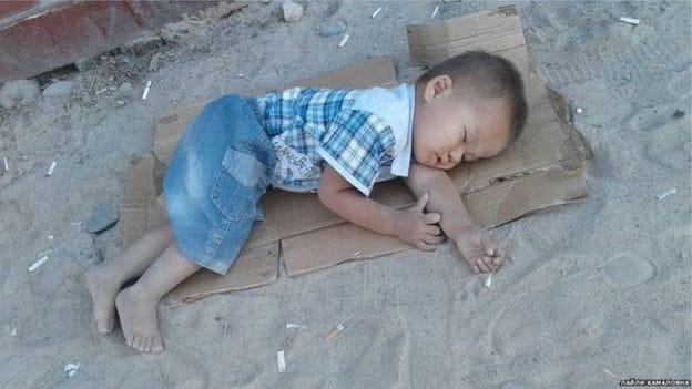   photo which fill Kyrgyzstan "ashamed"