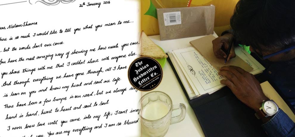 a new startup where they write your letters in their words