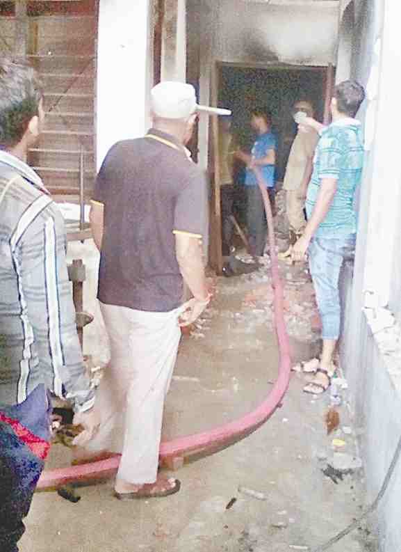 Sports fierce fire broke out in the factory
