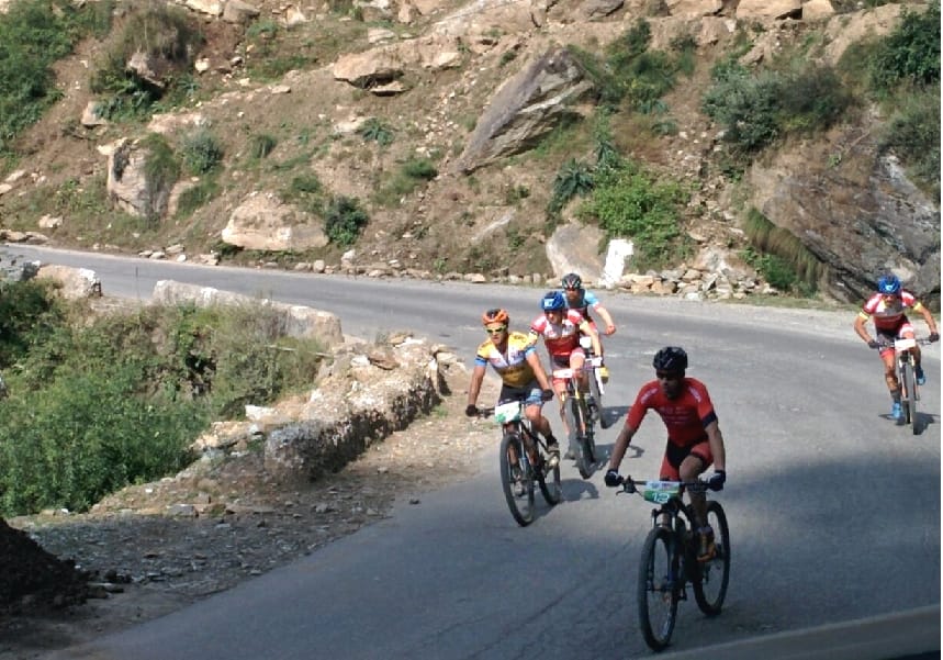 MTB Himalaya Cycle Rally, Germany Leads Second day.