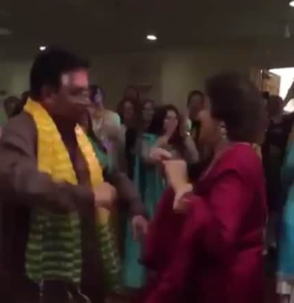 Bollywood Fan Pervez Musharraf dance at a family Programme