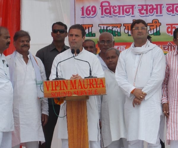  Rahul gandhi says mulayam did not help us to fight BJP.