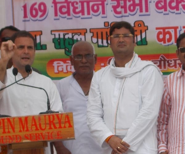  Rahul gandhi says mulayam did not help us to fight BJP.