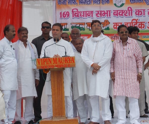  Rahul gandhi says mulayam did not help us to fight BJP.