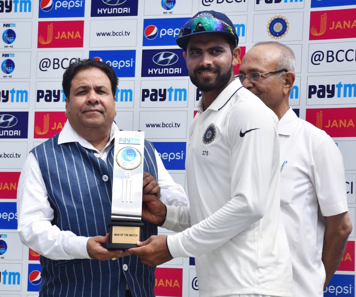 Celebrating the victory of the team India