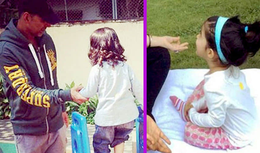 papa akshay give precious gift to daughter nitara