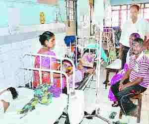 The child died from meningitis, 12 dengue sufferers admitted 