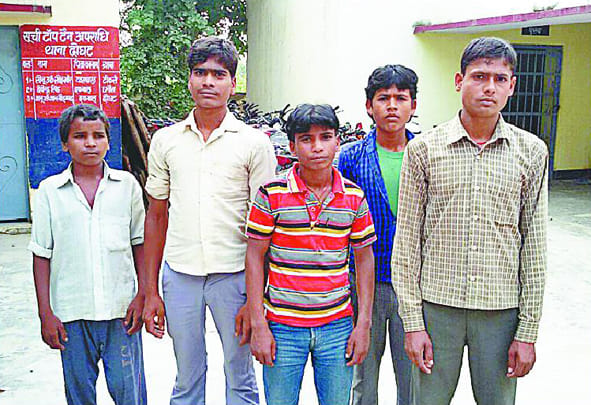 Nirpudha five teenage child labor-free, five teens were in Lakhimpur district