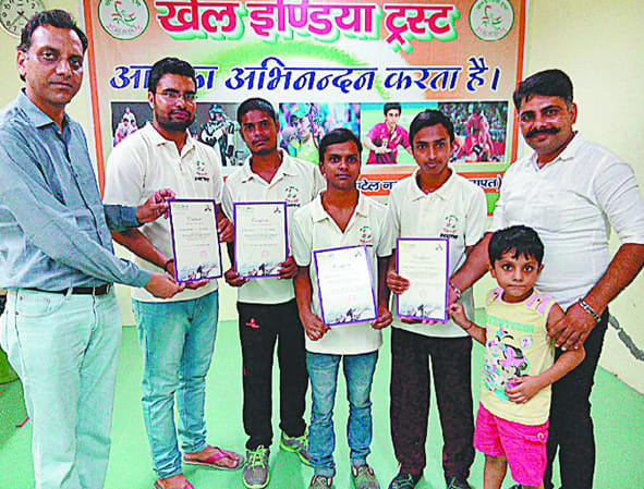 Sports India Trust Baraut rifle club adopted four talented shooters
