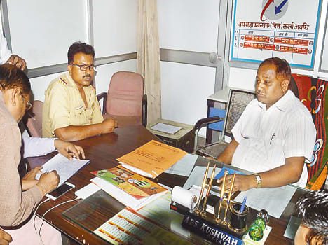 BSNL tender put in office during the commotion